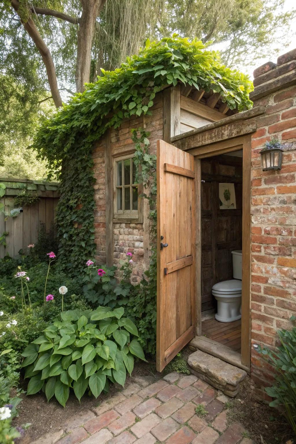 Earthy, rustic materials provide undeniable allure.