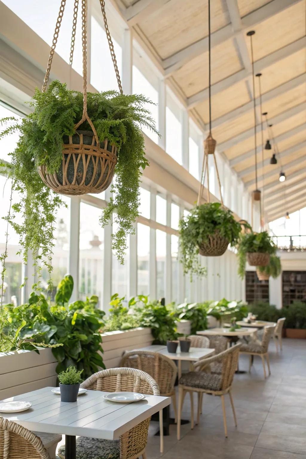 Amplify your plant aesthetic with distinctive suspended displays.