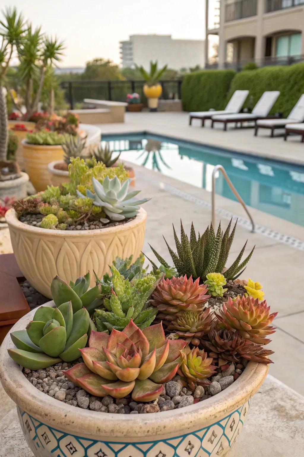 Rosettes deliver impressive aesthetics with minimal care.