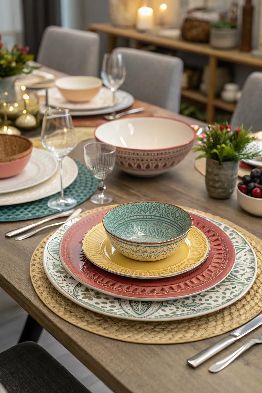 Design a captivating table through refined layers.