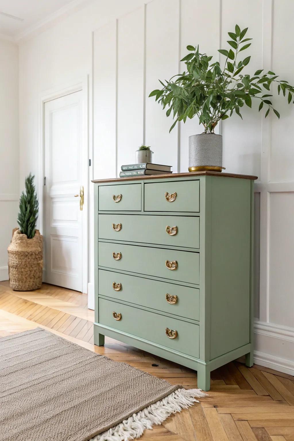 Turn old items into treasures with a stylish dresser transformation. Embrace the beauty of repurposing!