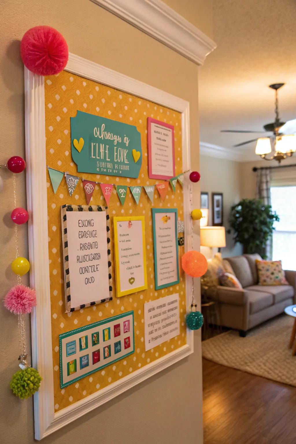 A humorous bulletin board designed to bring joy and smiles to anyone who sees it.