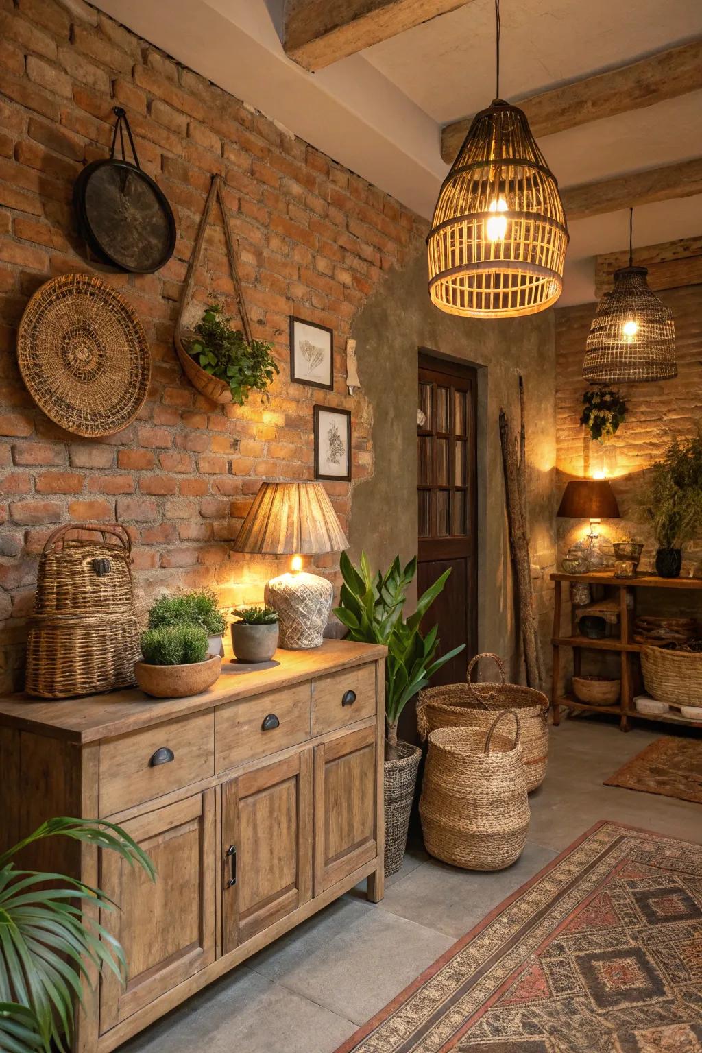 Earthy tones infuse any space with warmth and tranquility.