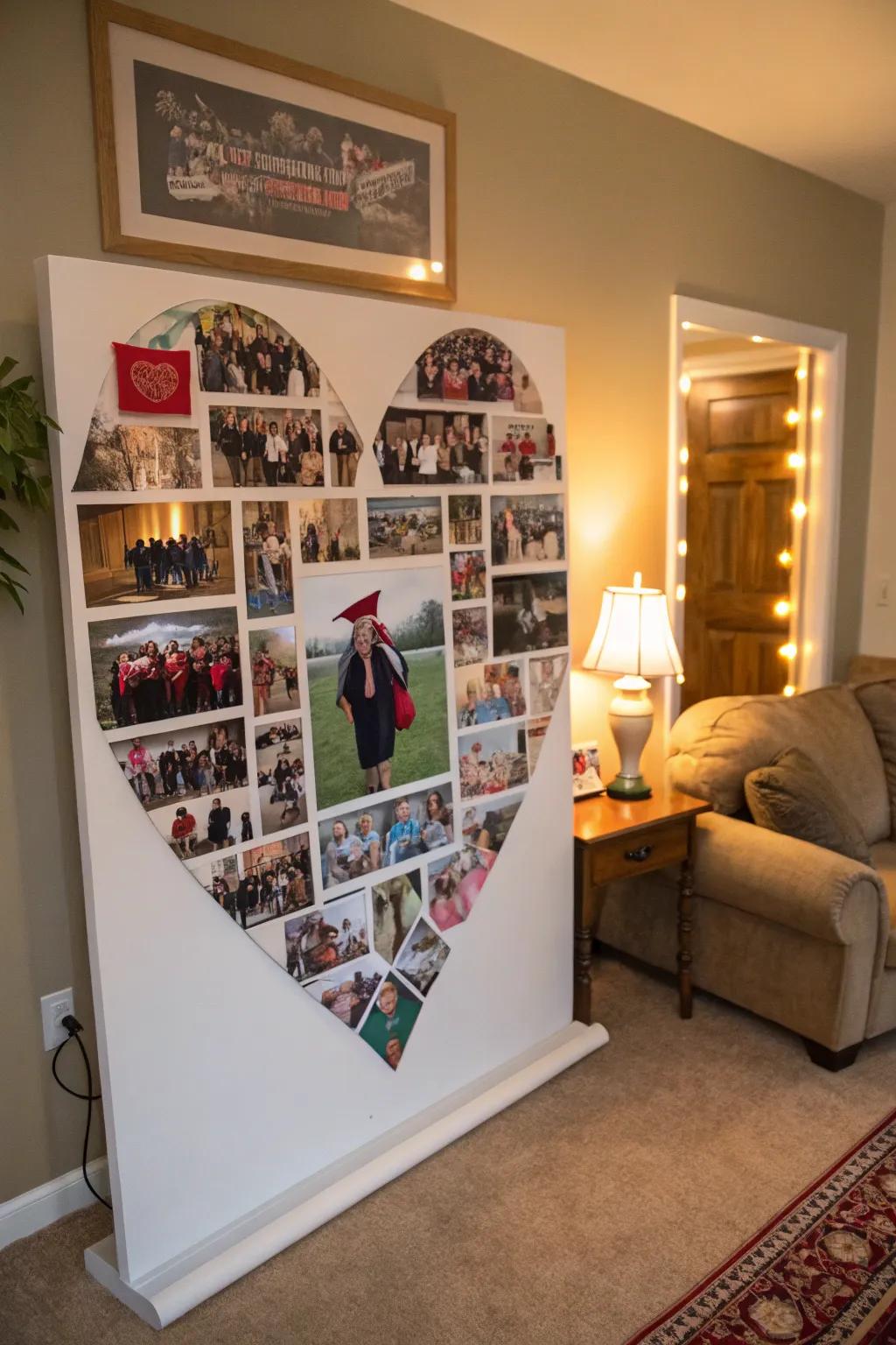 Touching photo collage celebrating treasured school memories.