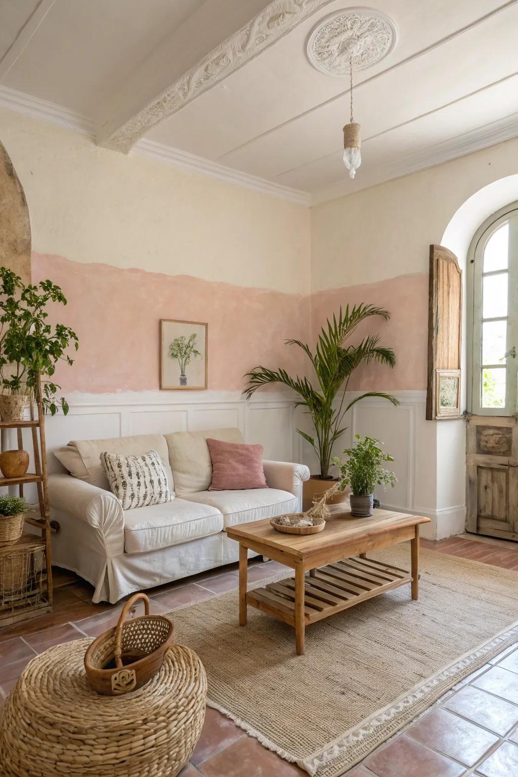 A calming color palette for a peaceful ambiance.