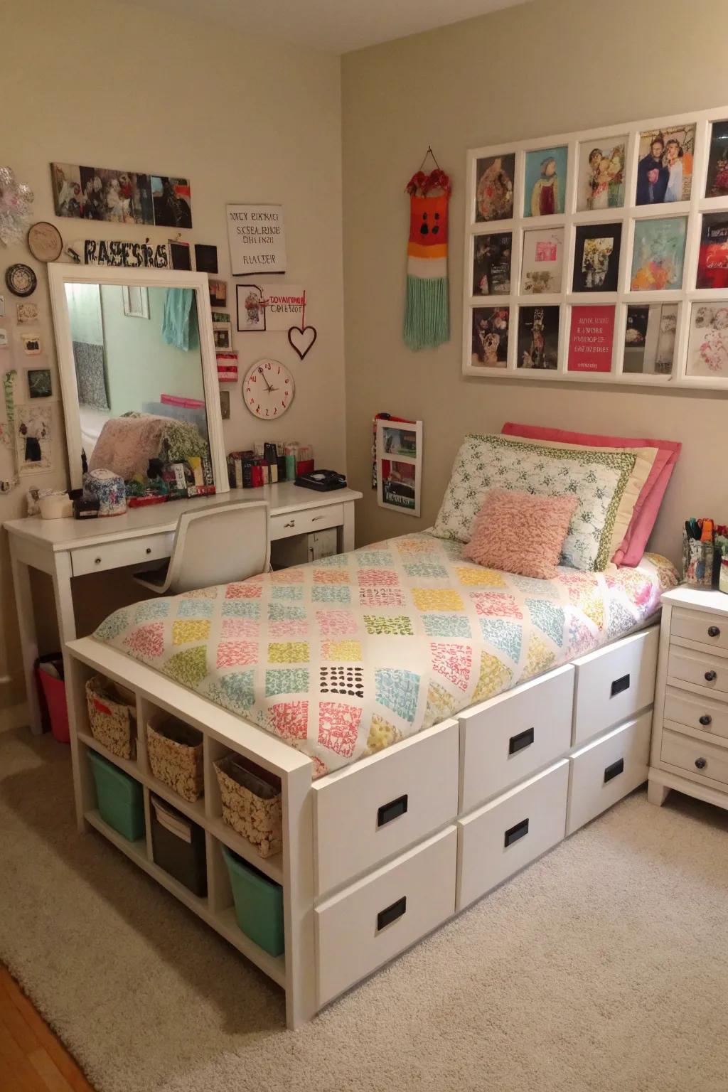 Furniture pieces designed to perform multiple tasks offer intelligent storage options.