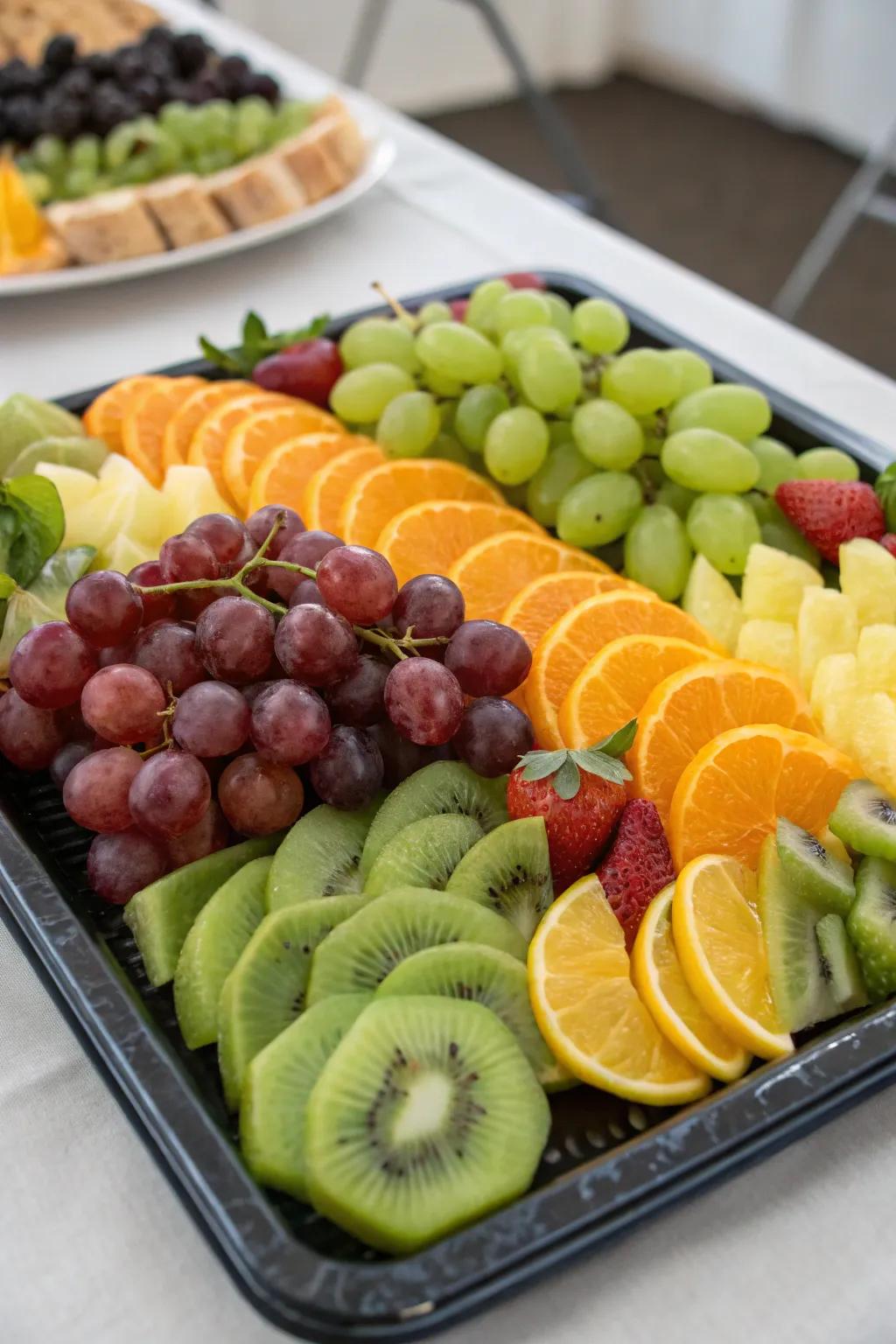 A vibrant fruit assortment that’s as appealing as it is tasty.