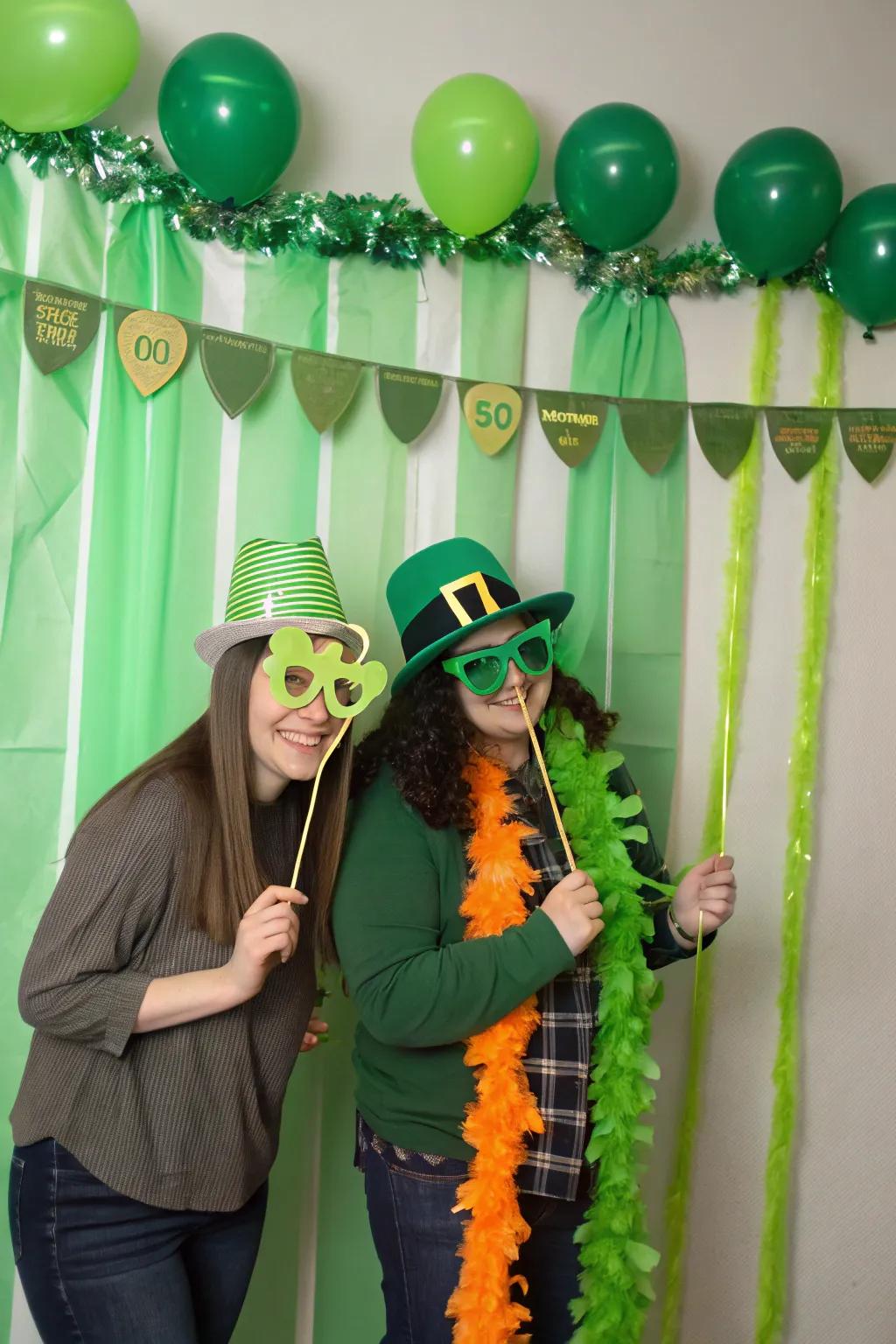 Record moments using a themed picture area that injects laughter and enjoyment into your gathering.