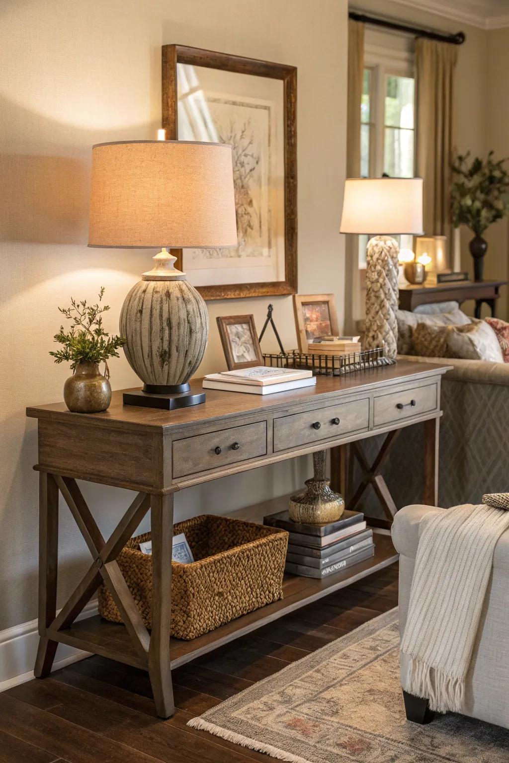 Flexible furnishings increase both room and functionality.