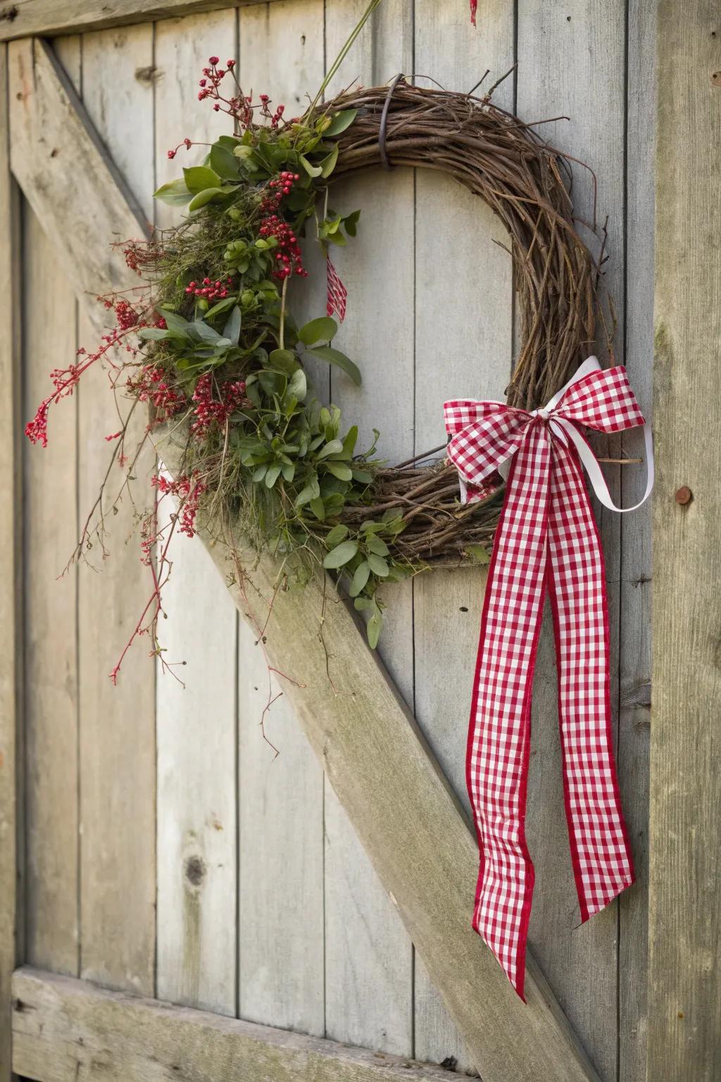 Embrace the appeal of checkered patterns for a rustic appearance.