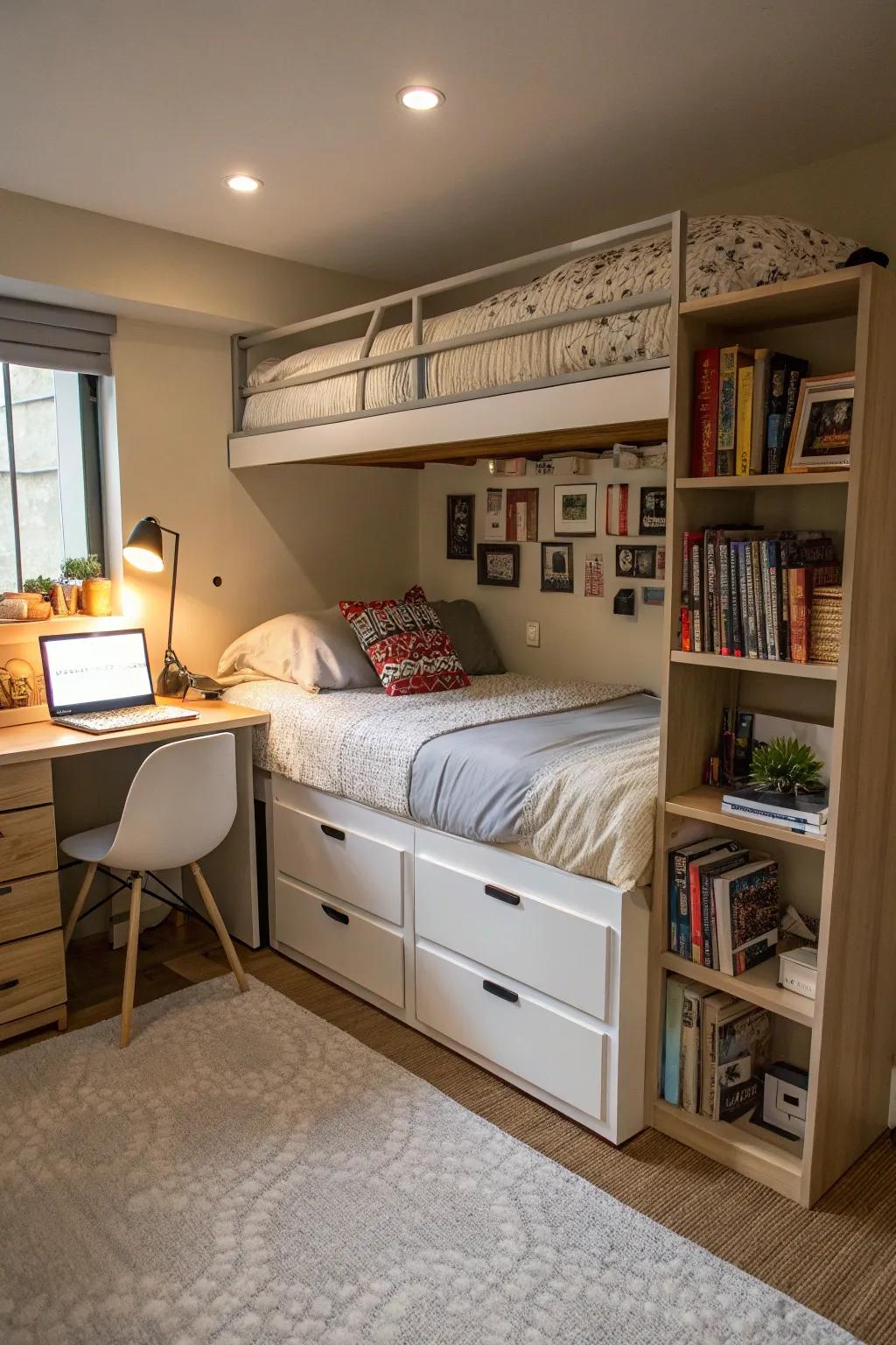 Clever storage ideas with furniture that serves multiple purposes.