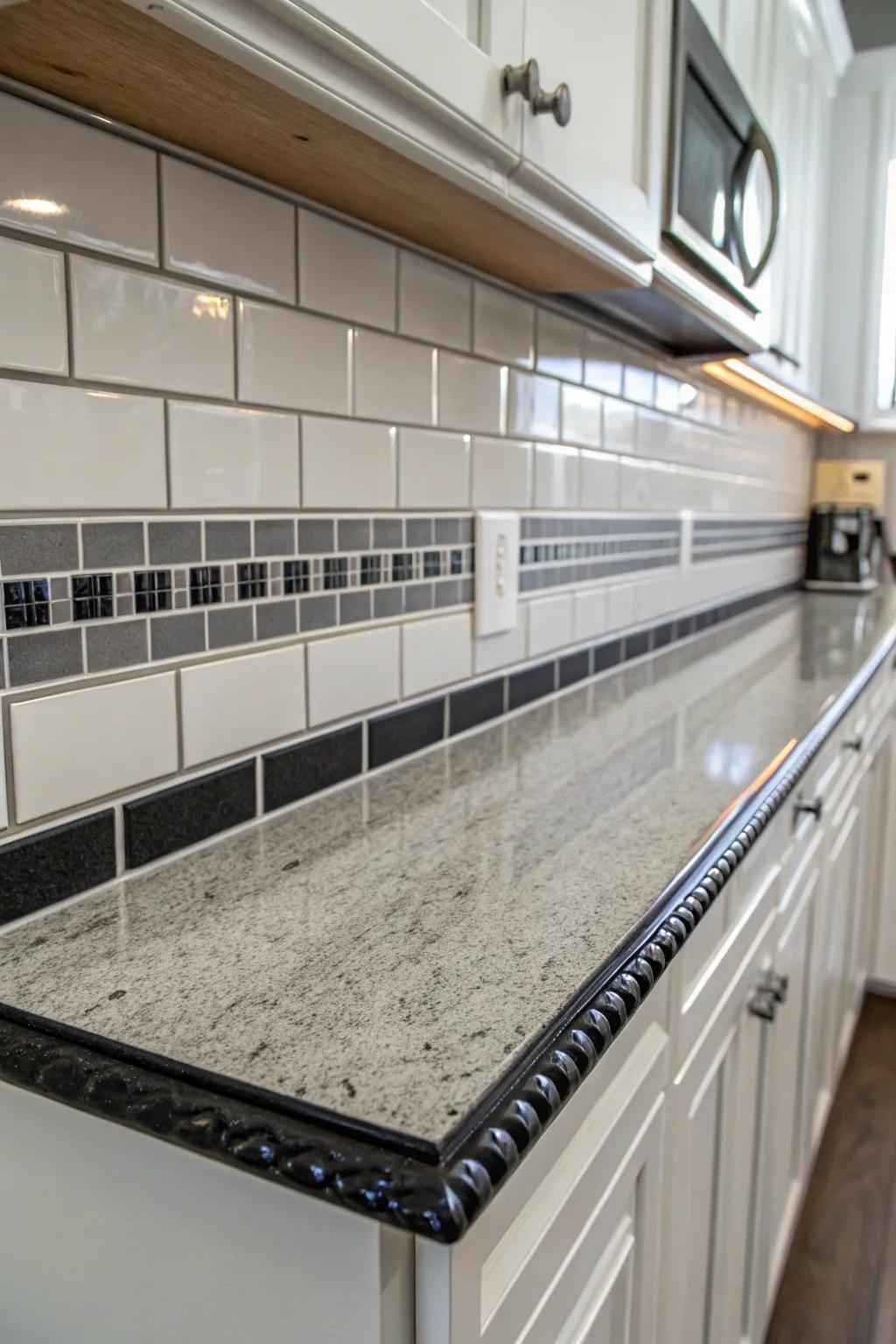 Slim trim brings a hint of refinement to your tile projects.
