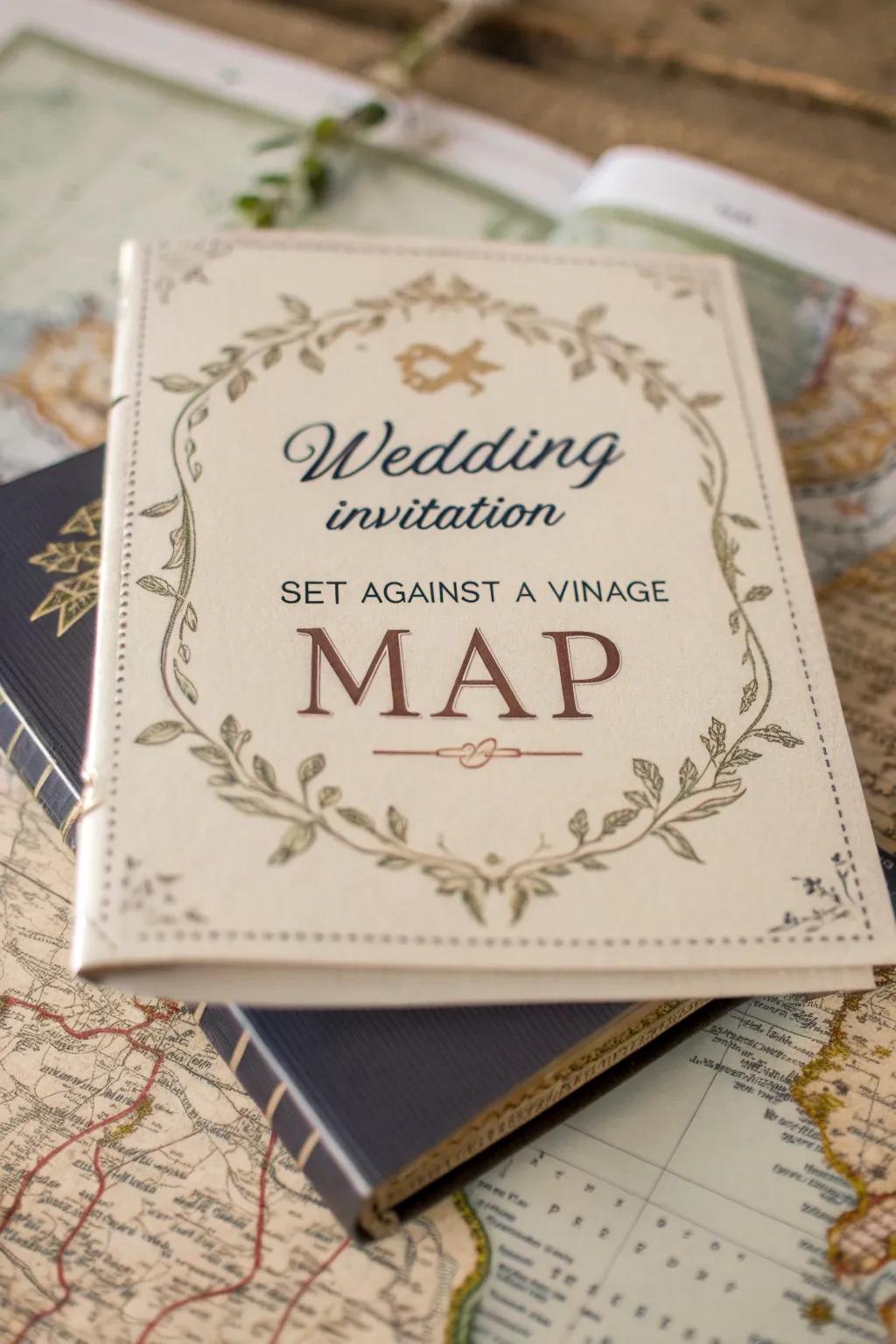 Globally-inspired cards are great for adventurous couples.