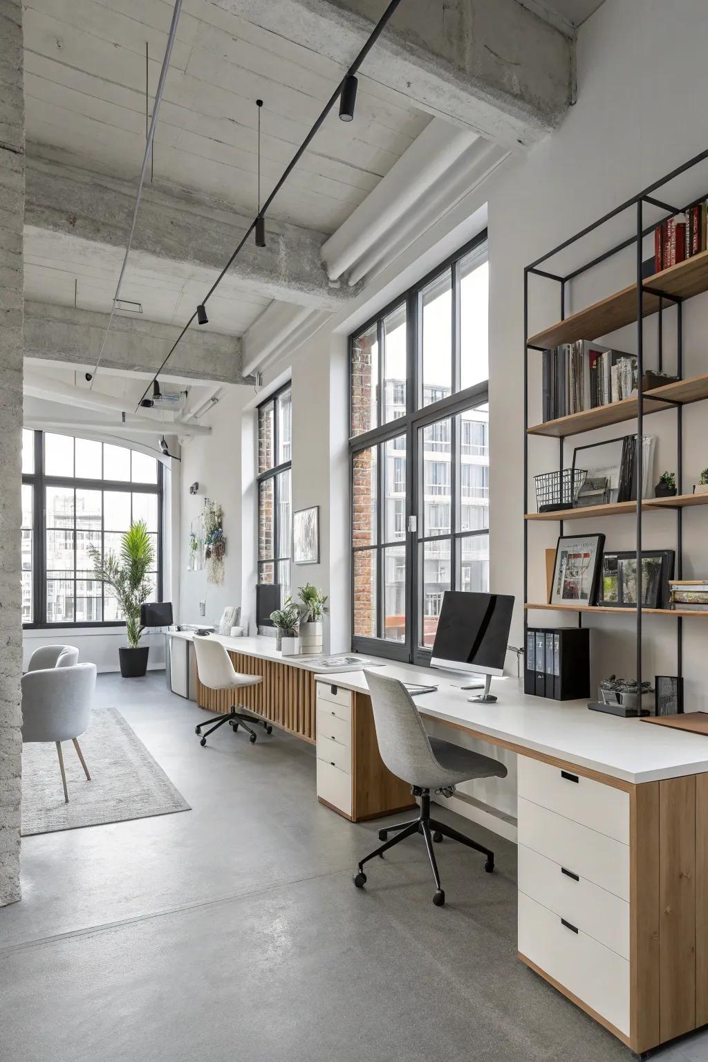 Simple designs bring focus and clarity to your workspace.
