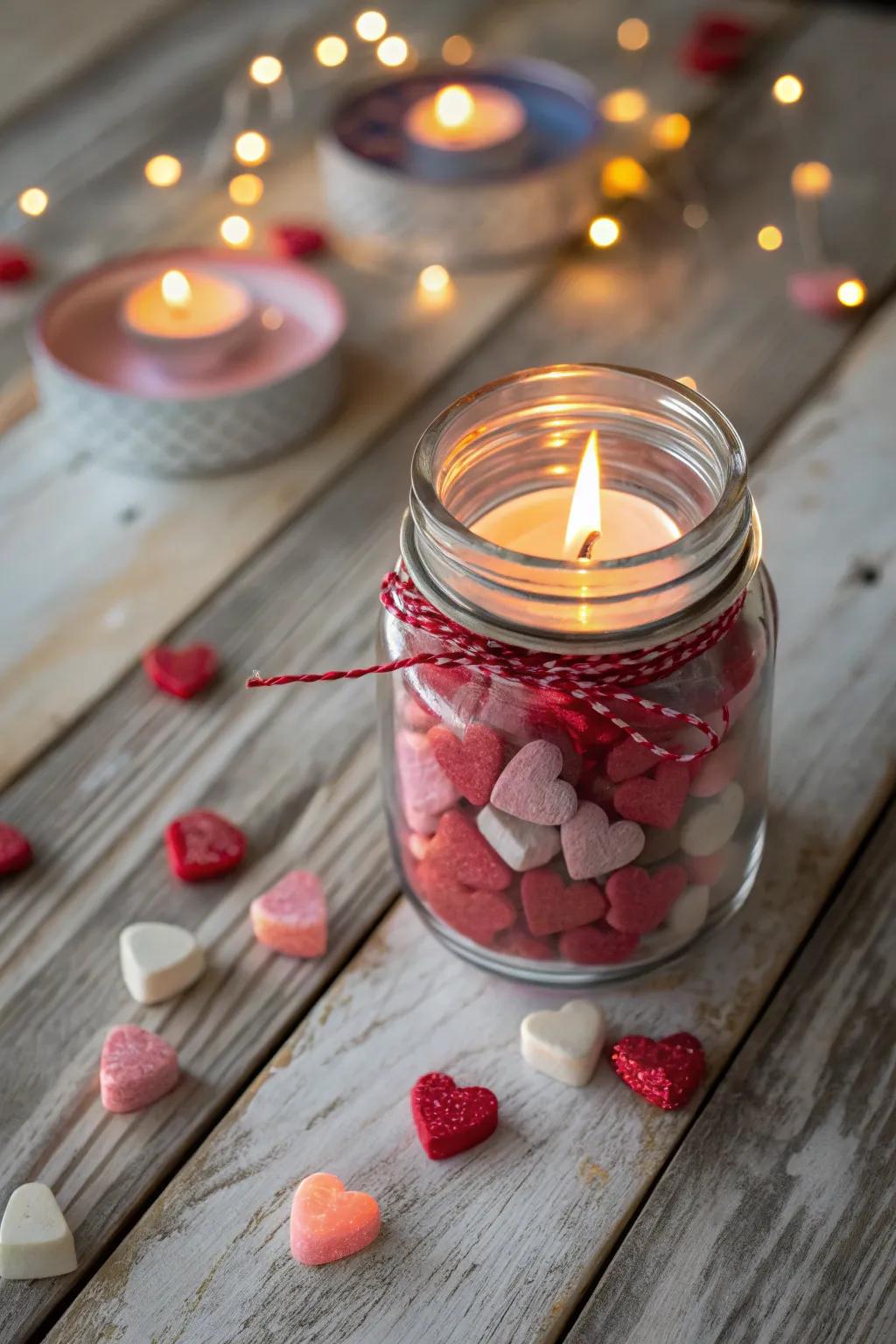 A charming, whimsical Valentine’s display.
