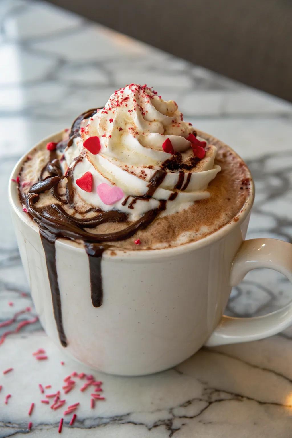Heartthrob Cappuccino: a lovely, sweet sensation in a cup