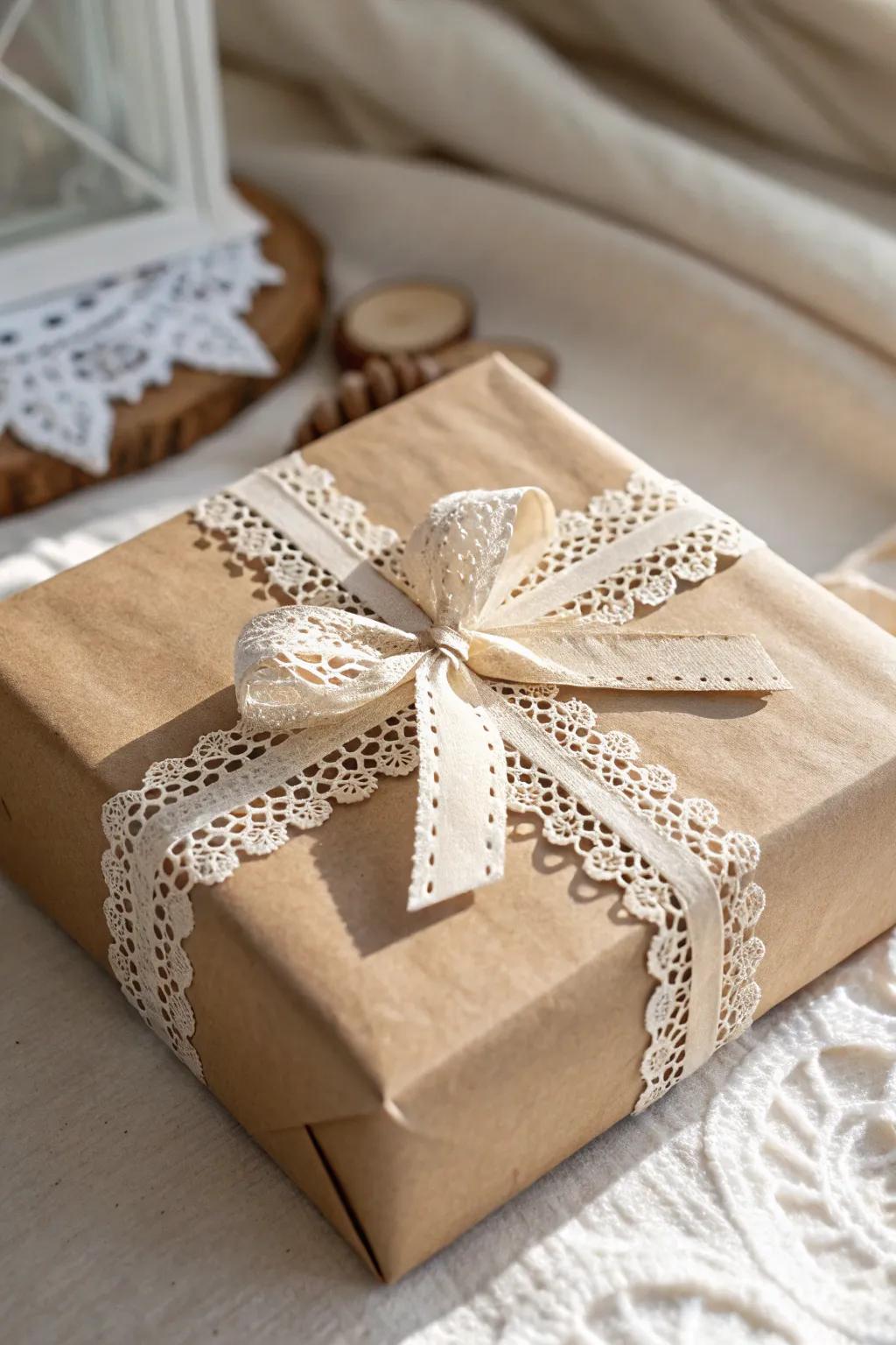 Beautify your gifts with the ageless sophistication of textile trim and ornamental cloths. 🎁✨ #GiftWrapping #ScandiBoho