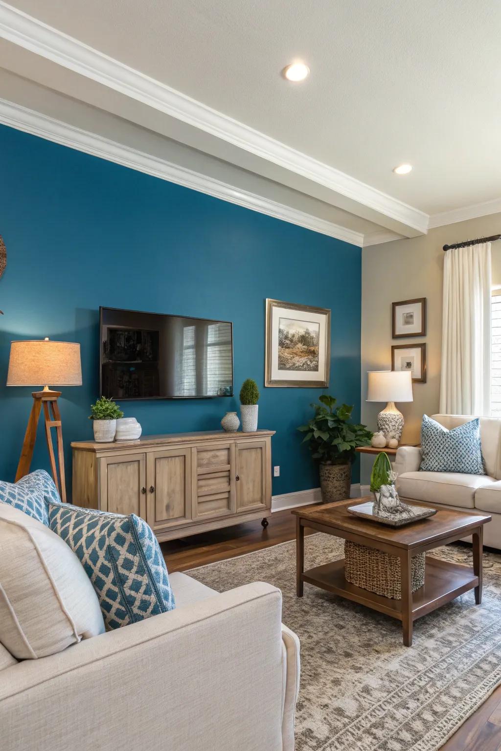 Highlight walls introduce depth and a burst of color to your space.