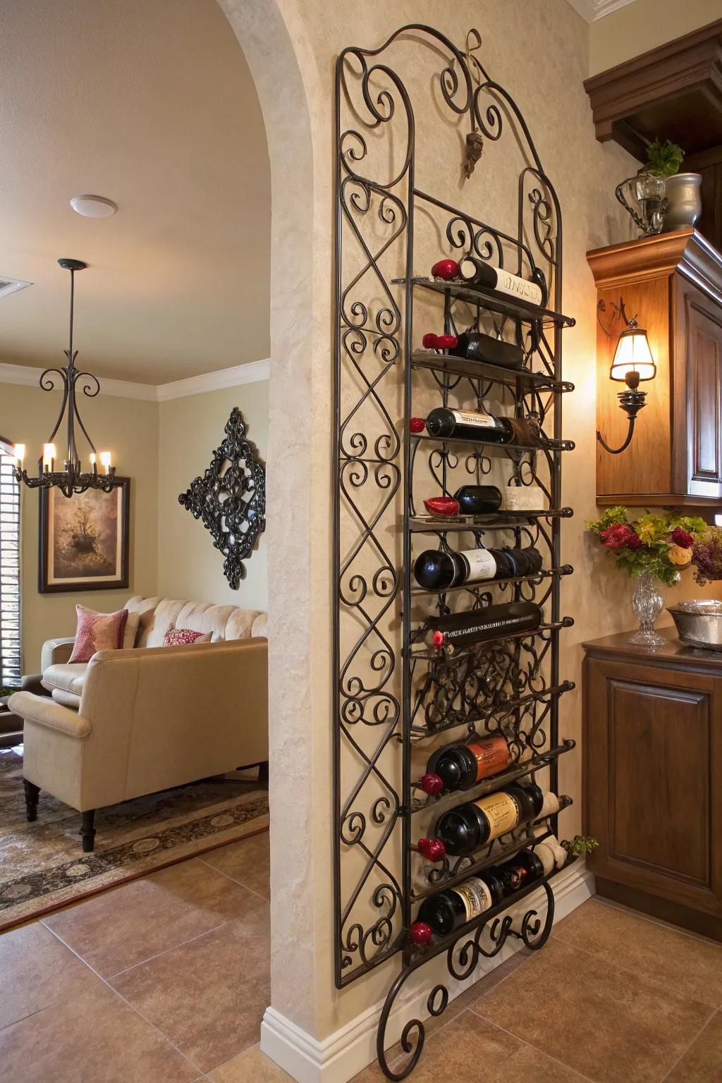 Embellished fixtures turn wine preservation into art.