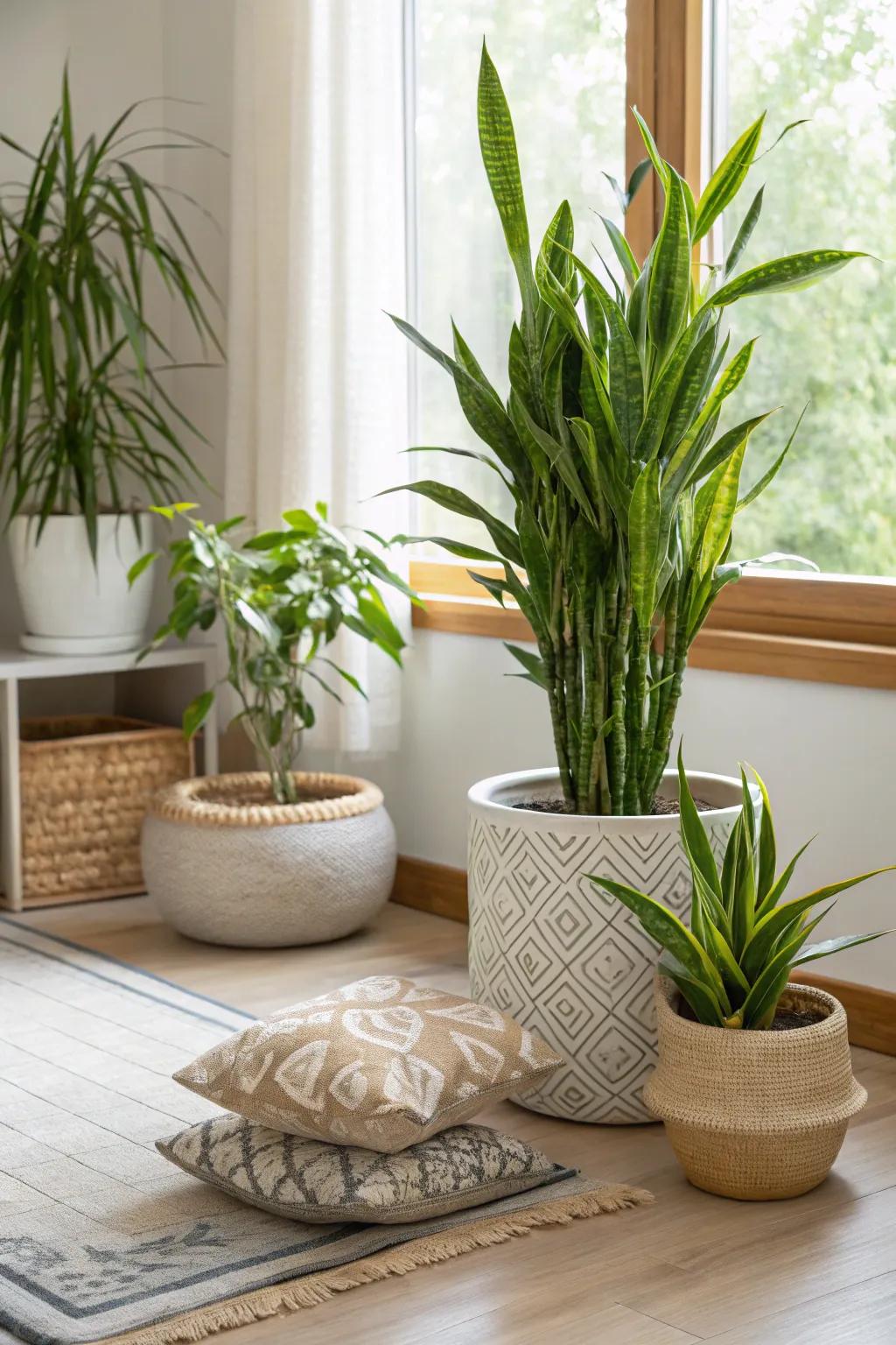 Infuse vitality into your space with vibrant vegetation 🌿 #GreenLiving #HomeDecor