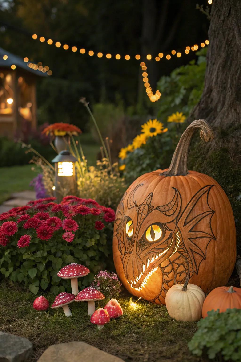 Spark your imagination with narrative-themed pumpkin faces.