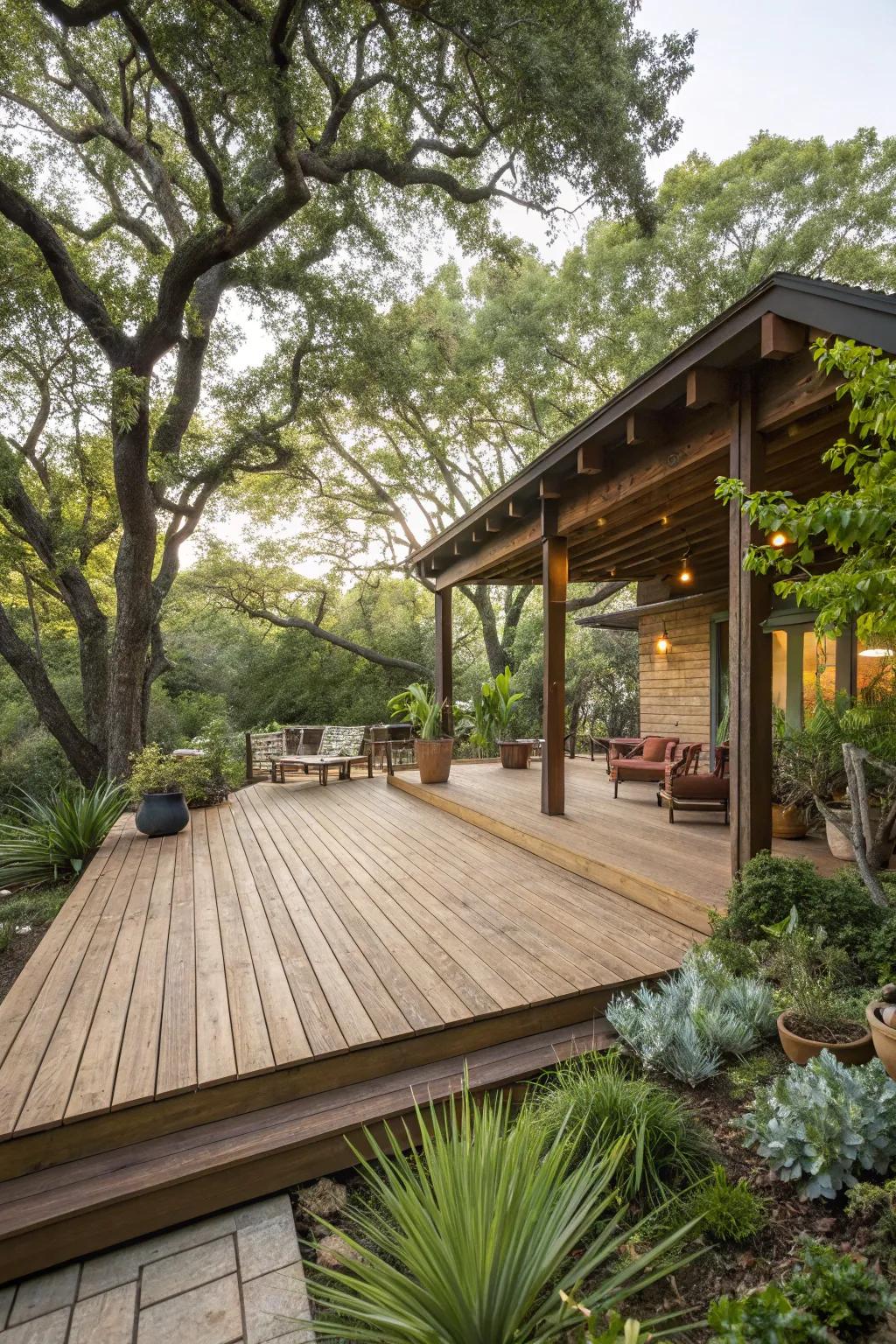 Eco-conscious decks offer beauty with a conscience.