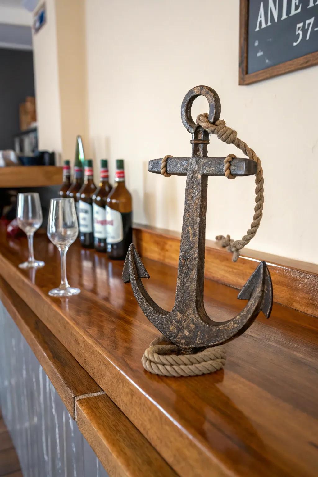 Add nautical flair to your bar with a decorative opener.