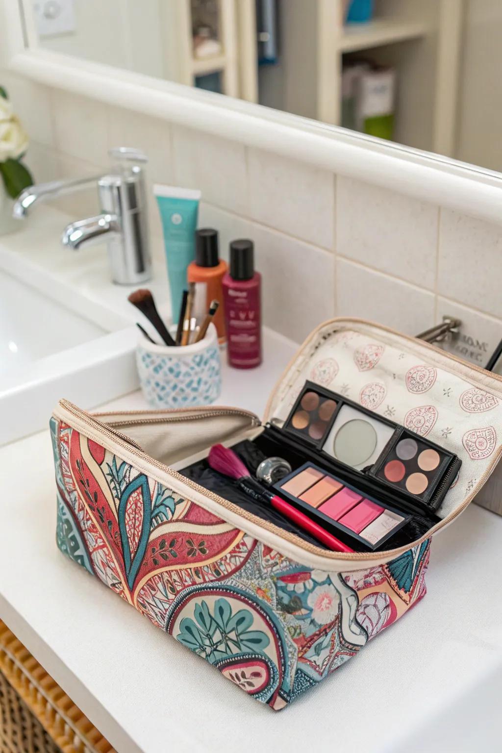 Makeup cases that combine style and practicality.