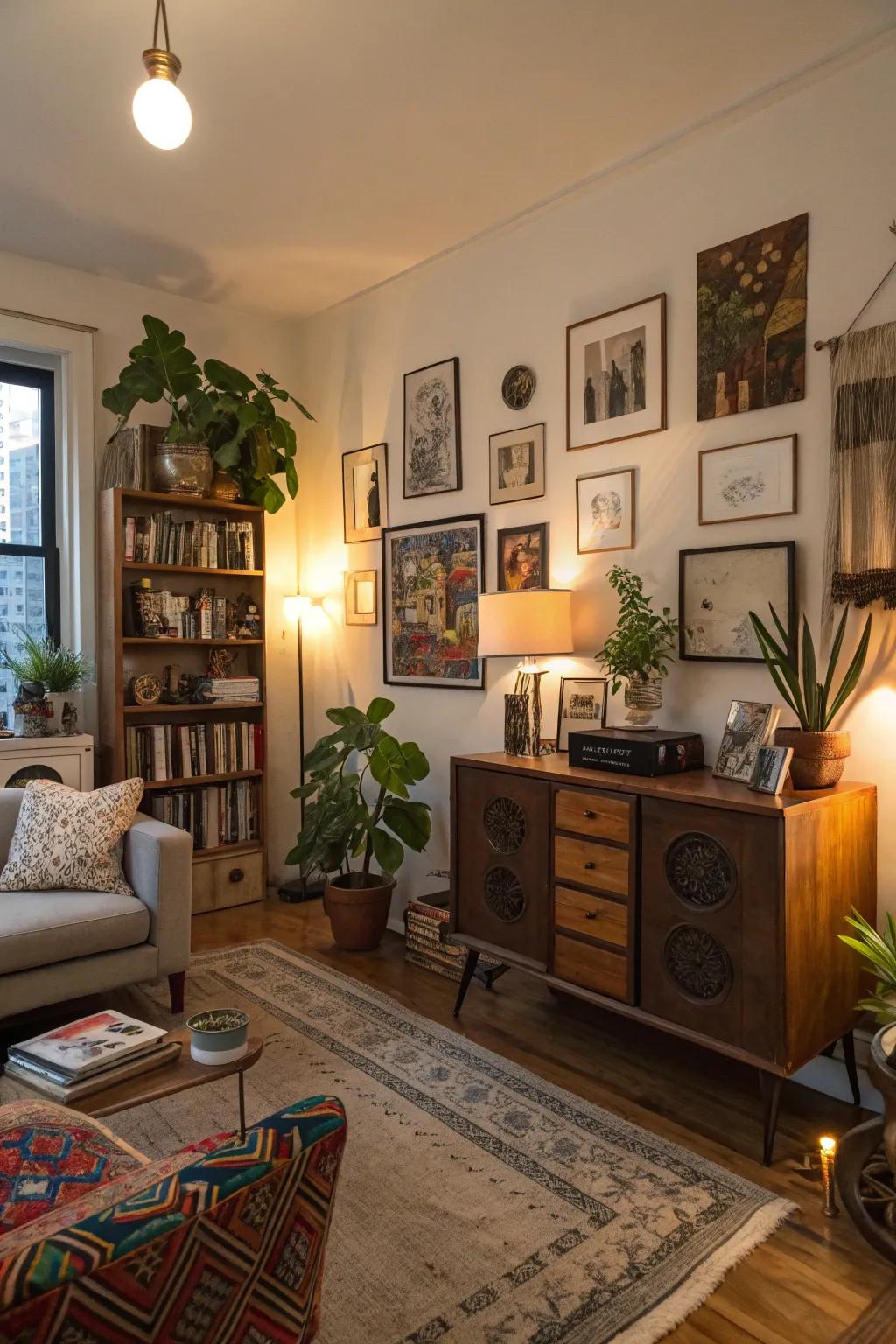Distinct accents personalize and enliven your space.