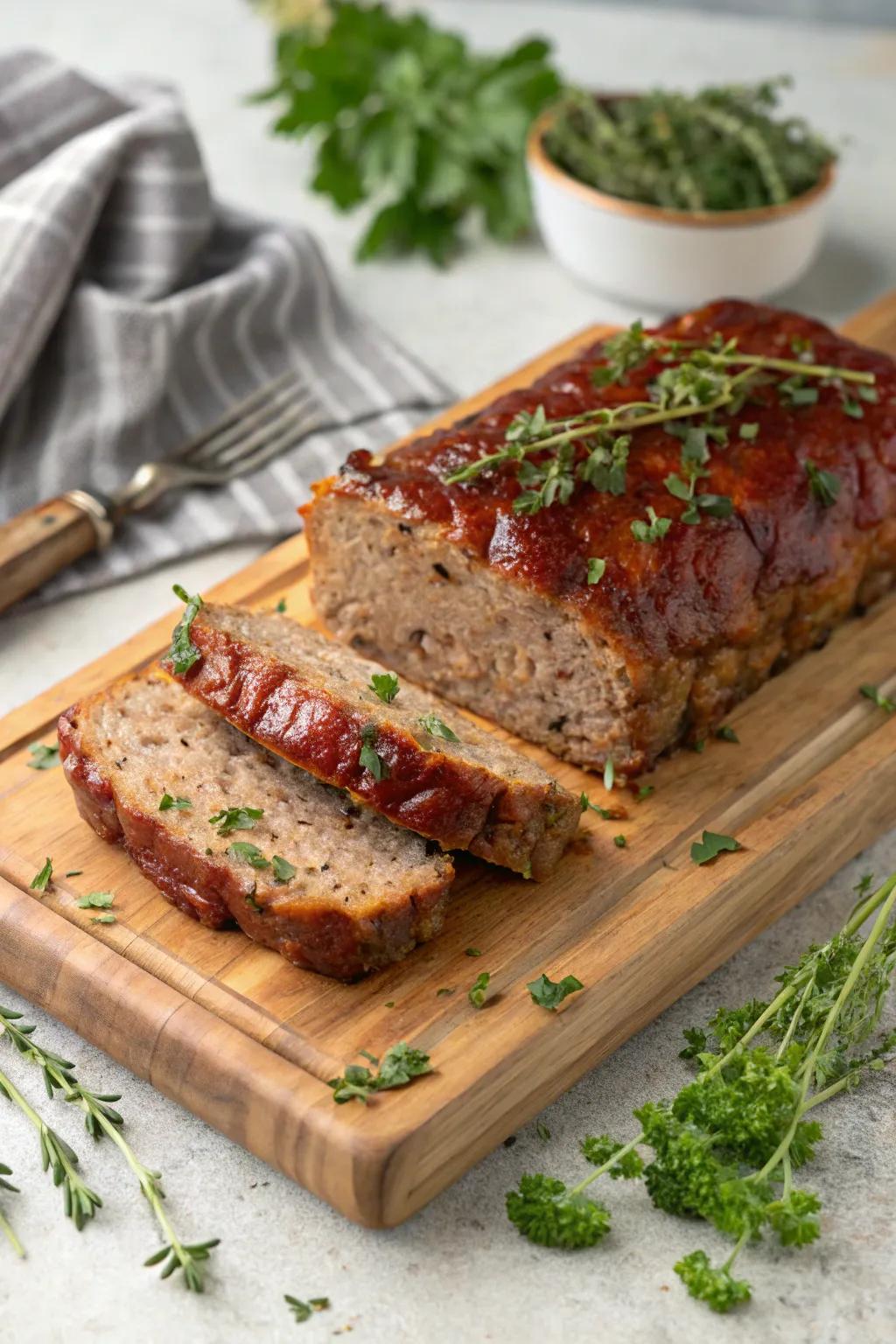 Rediscover comfort with a savory meatloaf with a twist.