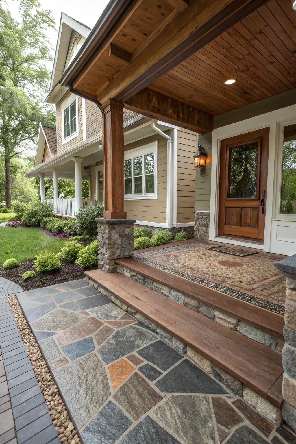 Blend items for a porch that shows your style.