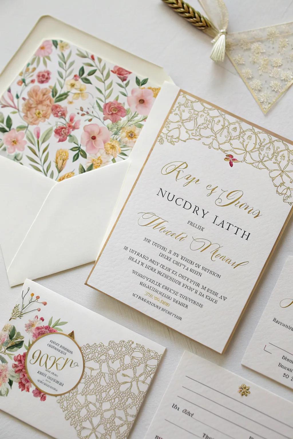 Coordinated sets provide a unified and polished presentation.