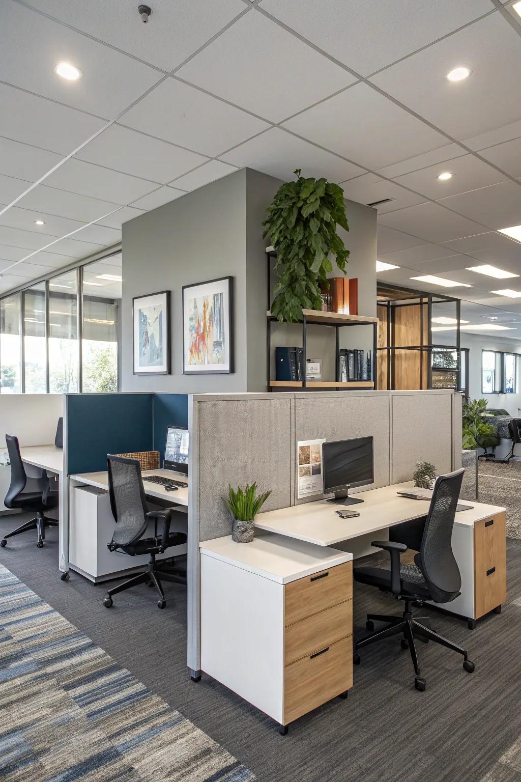 A multifunctional workspace easily adapts to your daily needs.