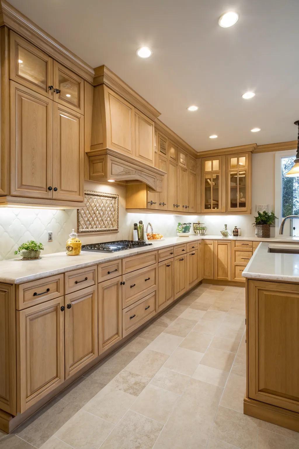 Balanced designs offer a sense of order and elegance in a kitchen design.