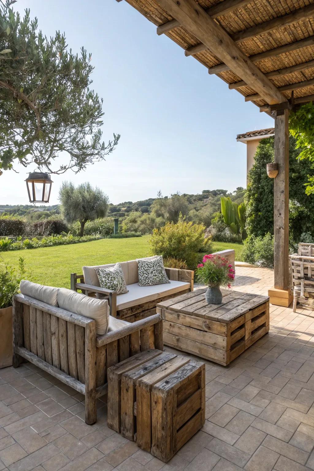 Reclaimed timber embellishments add personality and warmth.