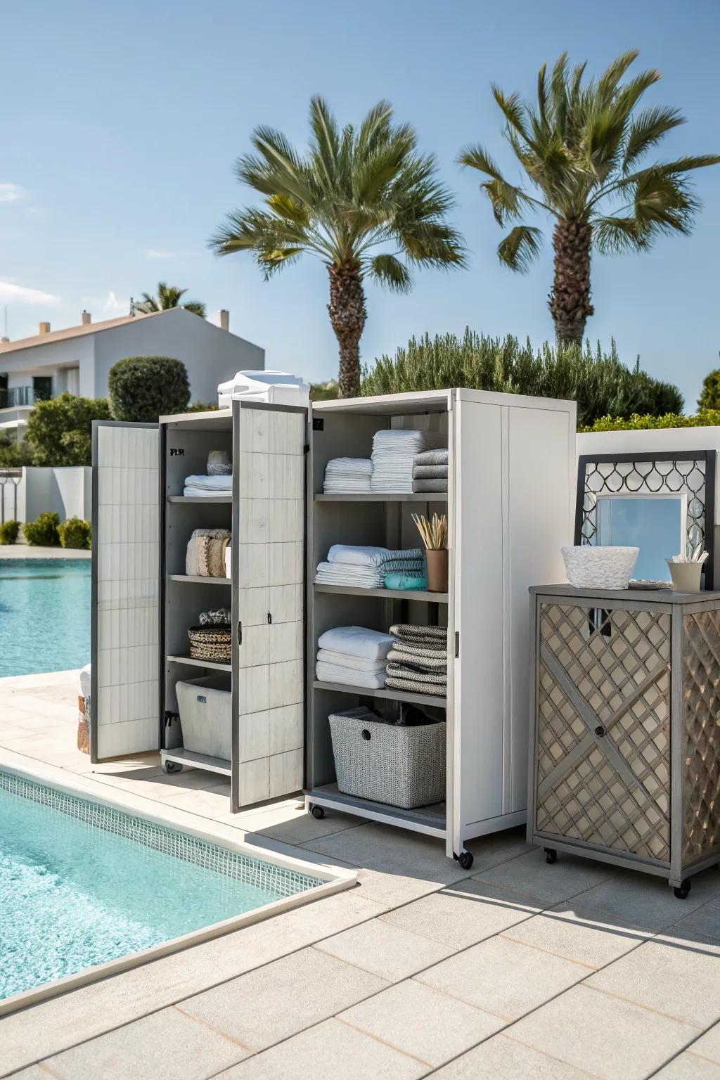 Flexible modular storage system for evolving spaces.