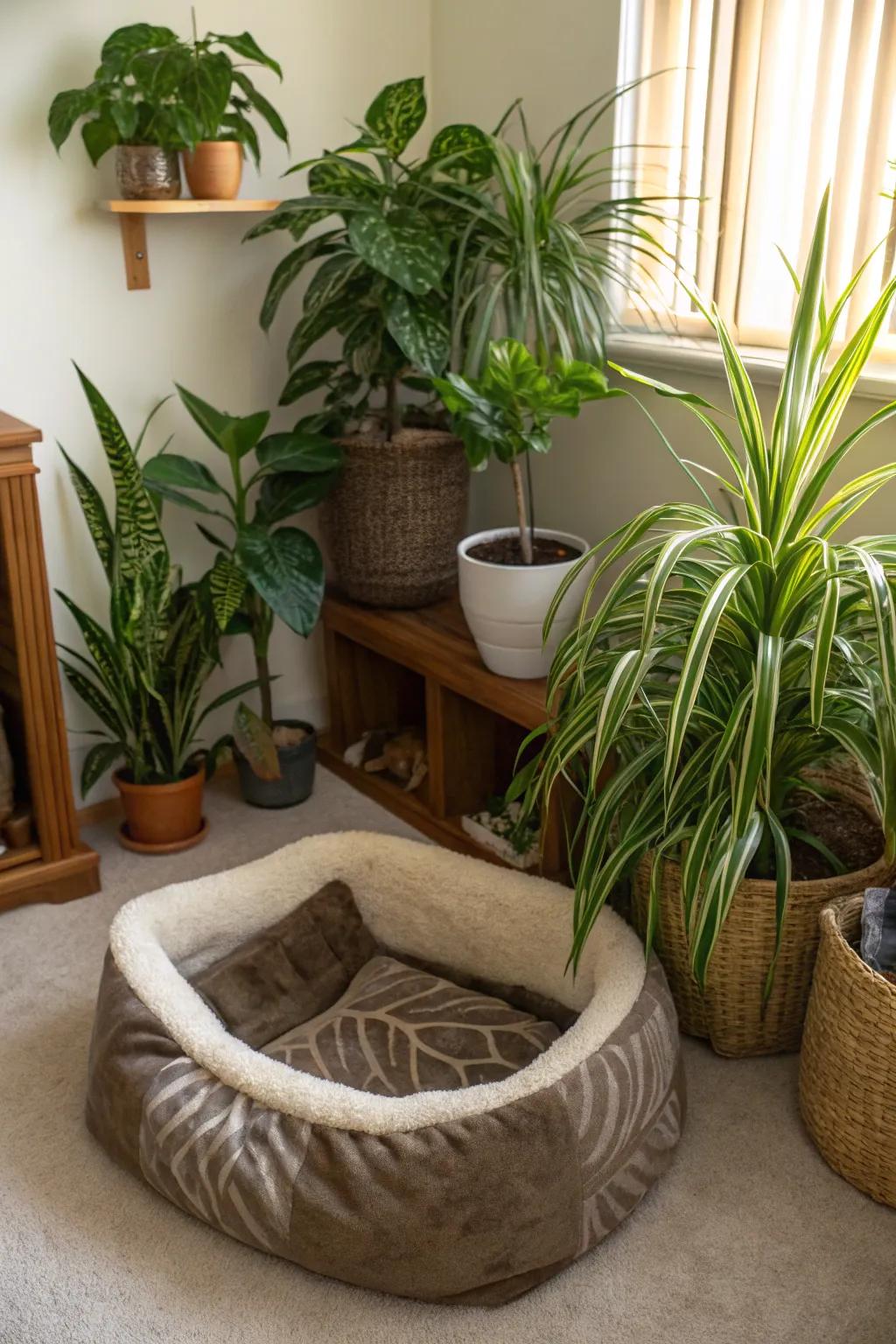 Design pet-friendly plant zones for safe and stylish homes.