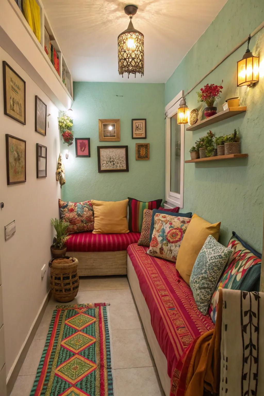 Accessories offer a user-friendly means to introduce color and vibrancy.