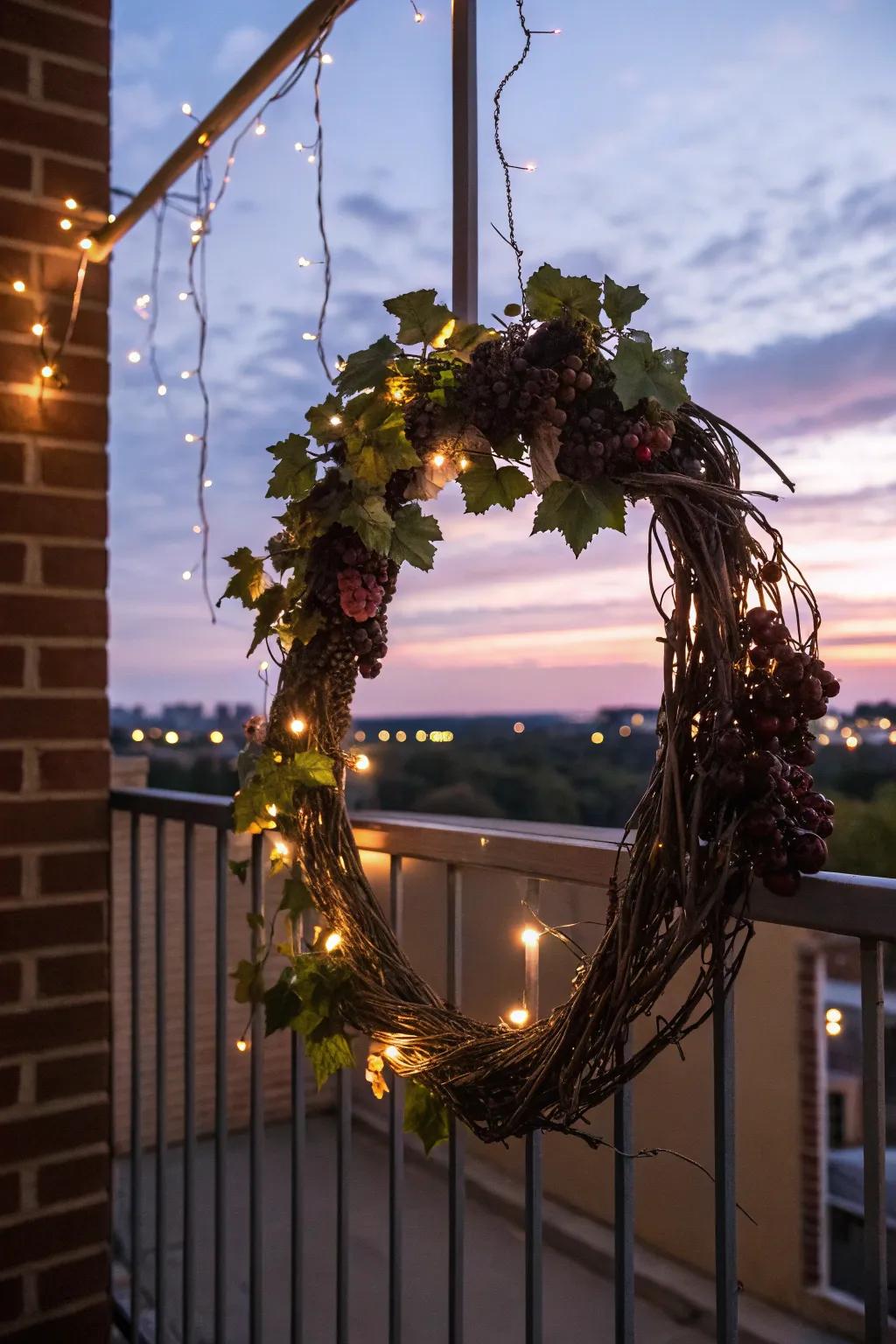 Add a magical touch with twinkle lights.