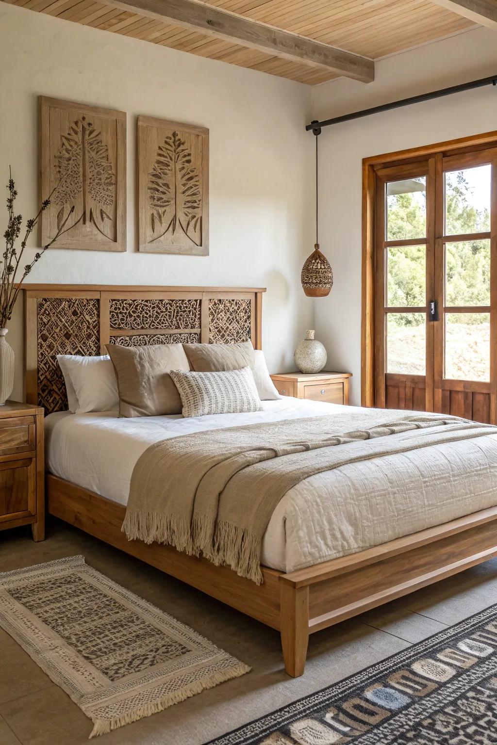 Meaningful decor makes this Japandi bedroom uniquely yours, telling your story through design.