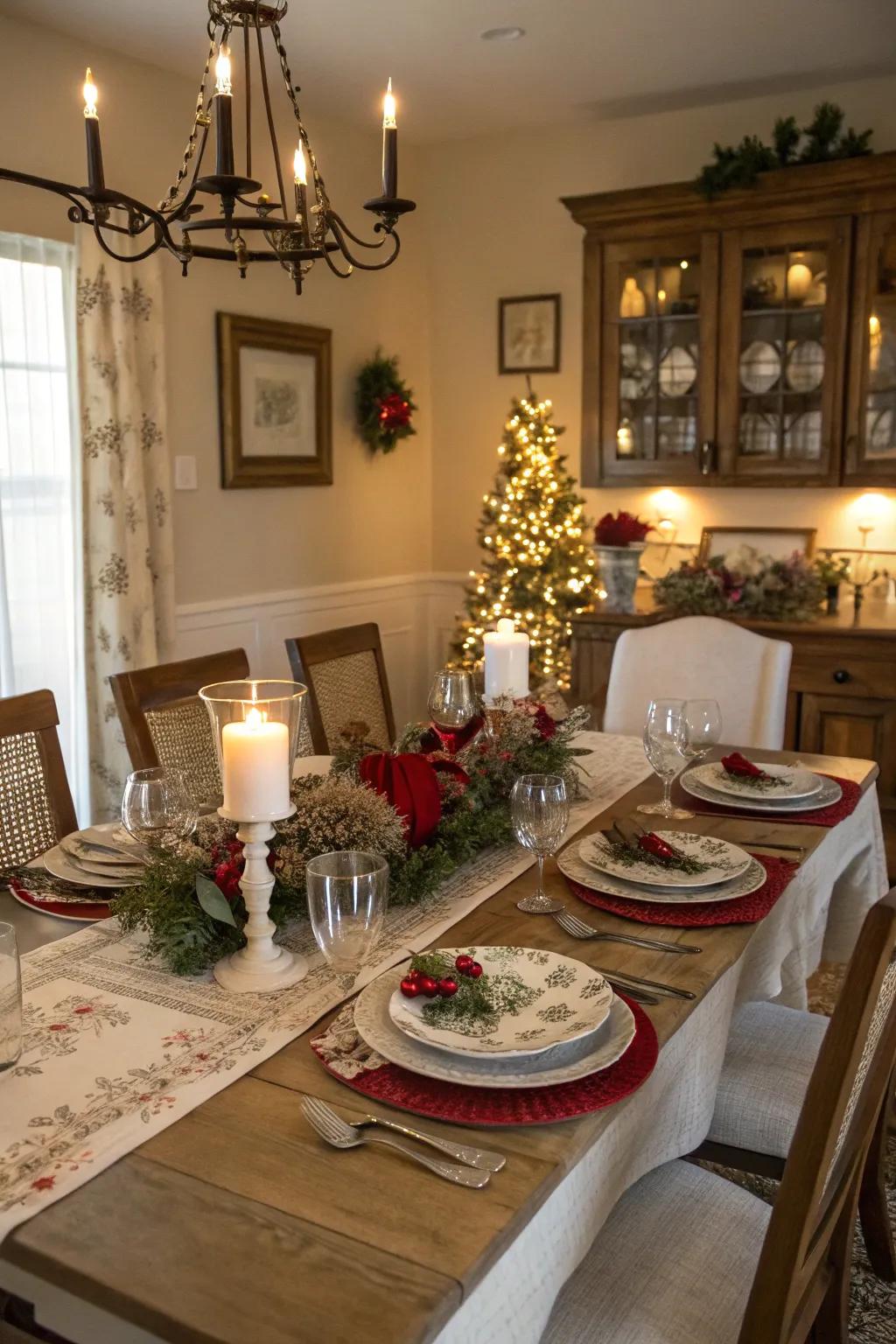 Create a unified look with a styled tablescape.