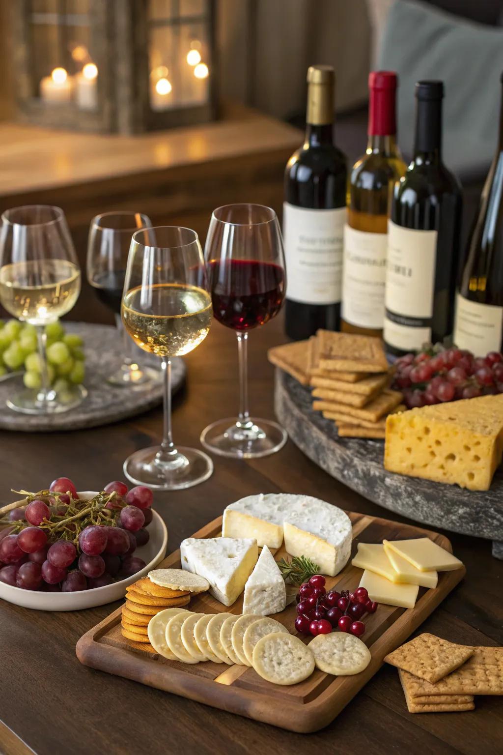 Enjoy a stylish wine tasting event with your closest friends.