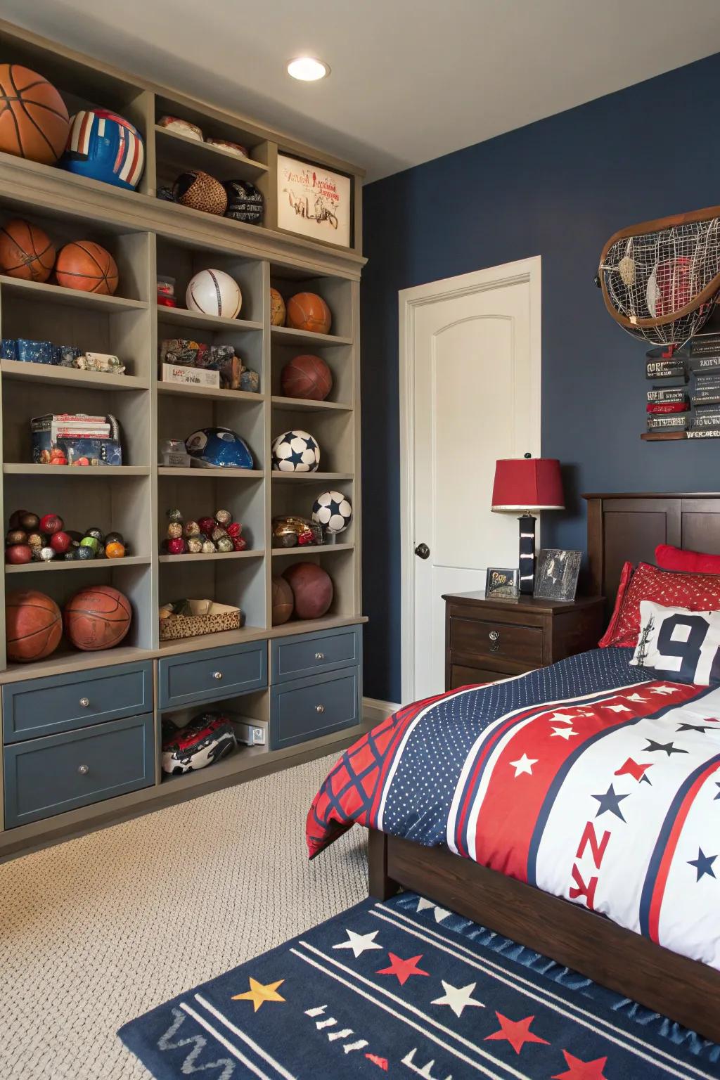 Design a sporty retreat for your active young athlete.