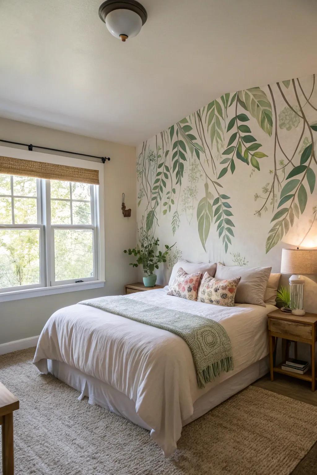 Nature-inspired designs infuse tranquility into the bedroom.