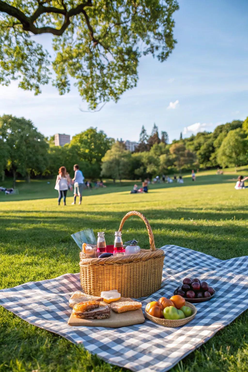Savor a delightful Mother's Day picnic in the sunshine.