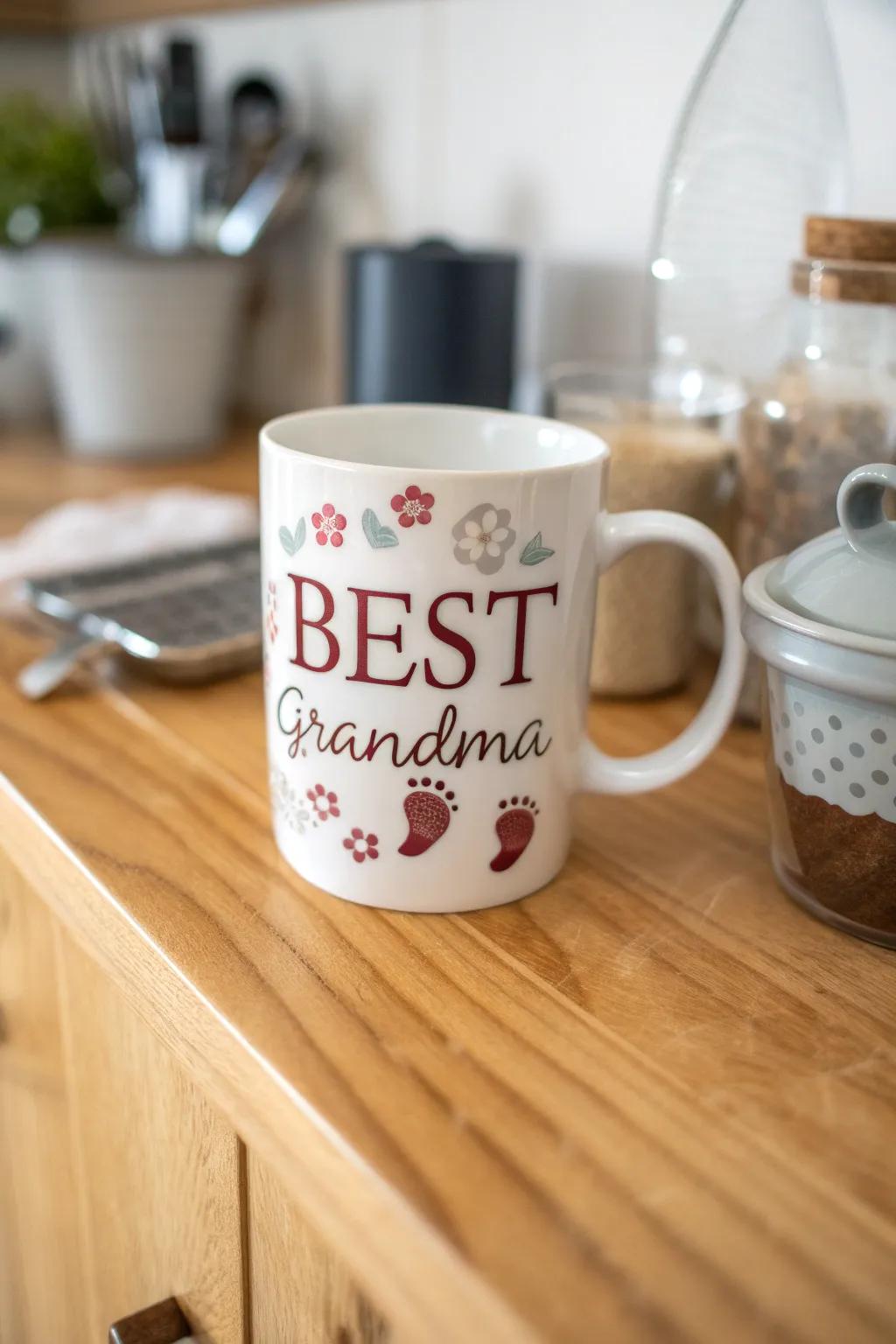 A personalized mug that warms both hands and heart.