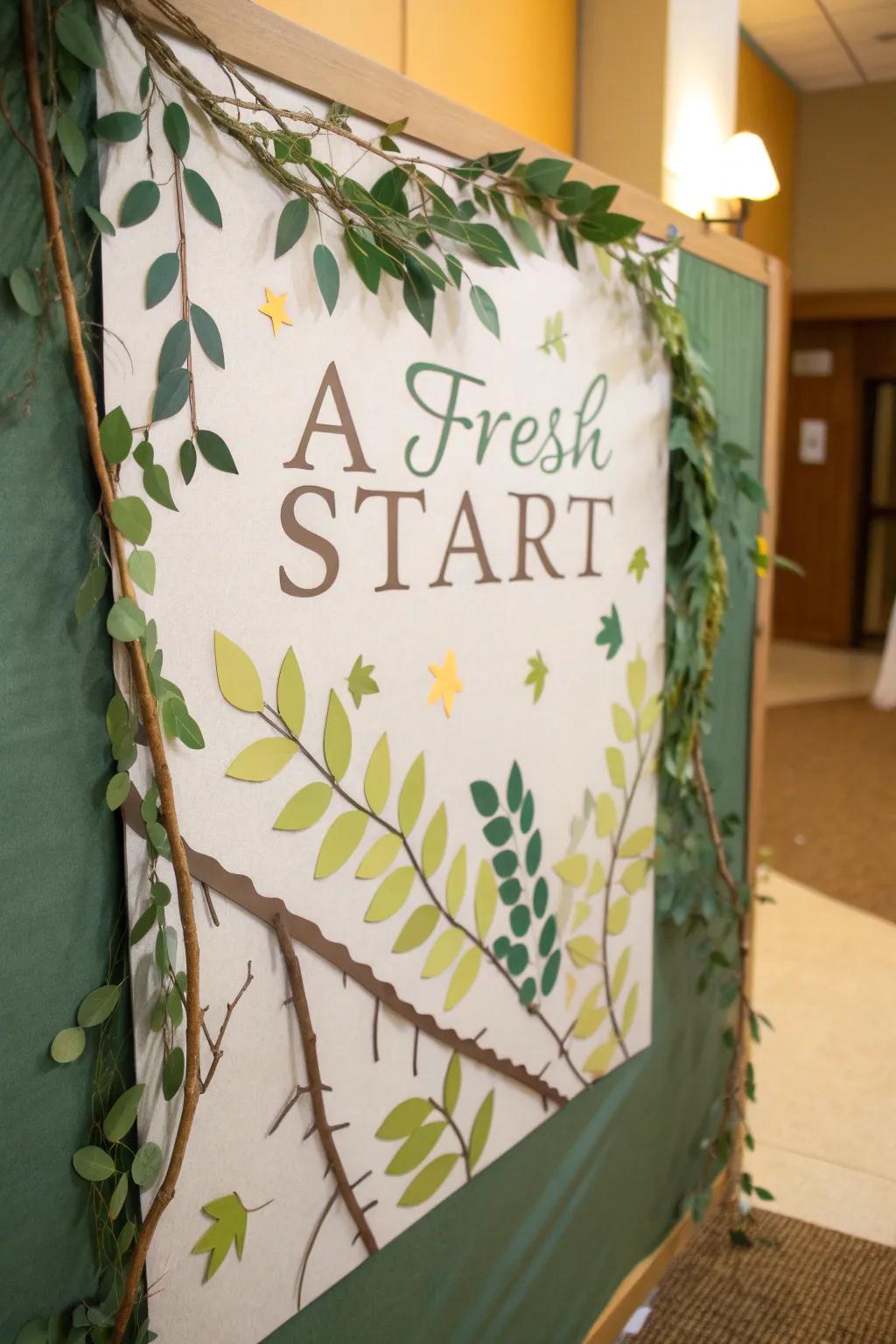 Infuse serenity and renewal with a nature-inspired bulletin board.