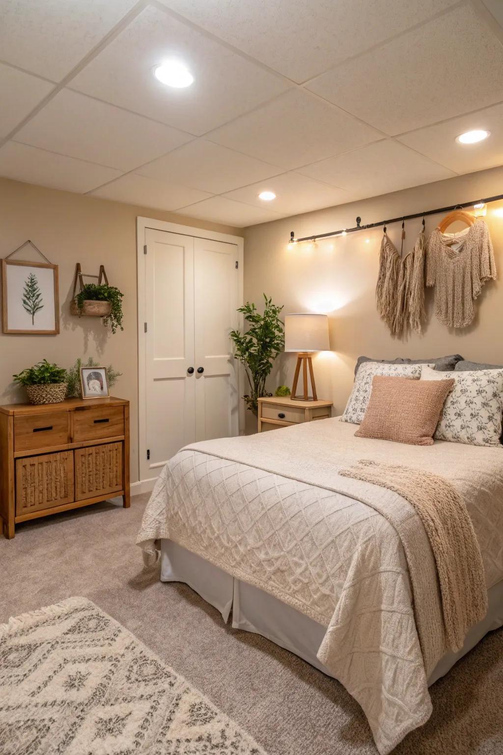 A light color scheme can make even the most confined spaces seem expansive.