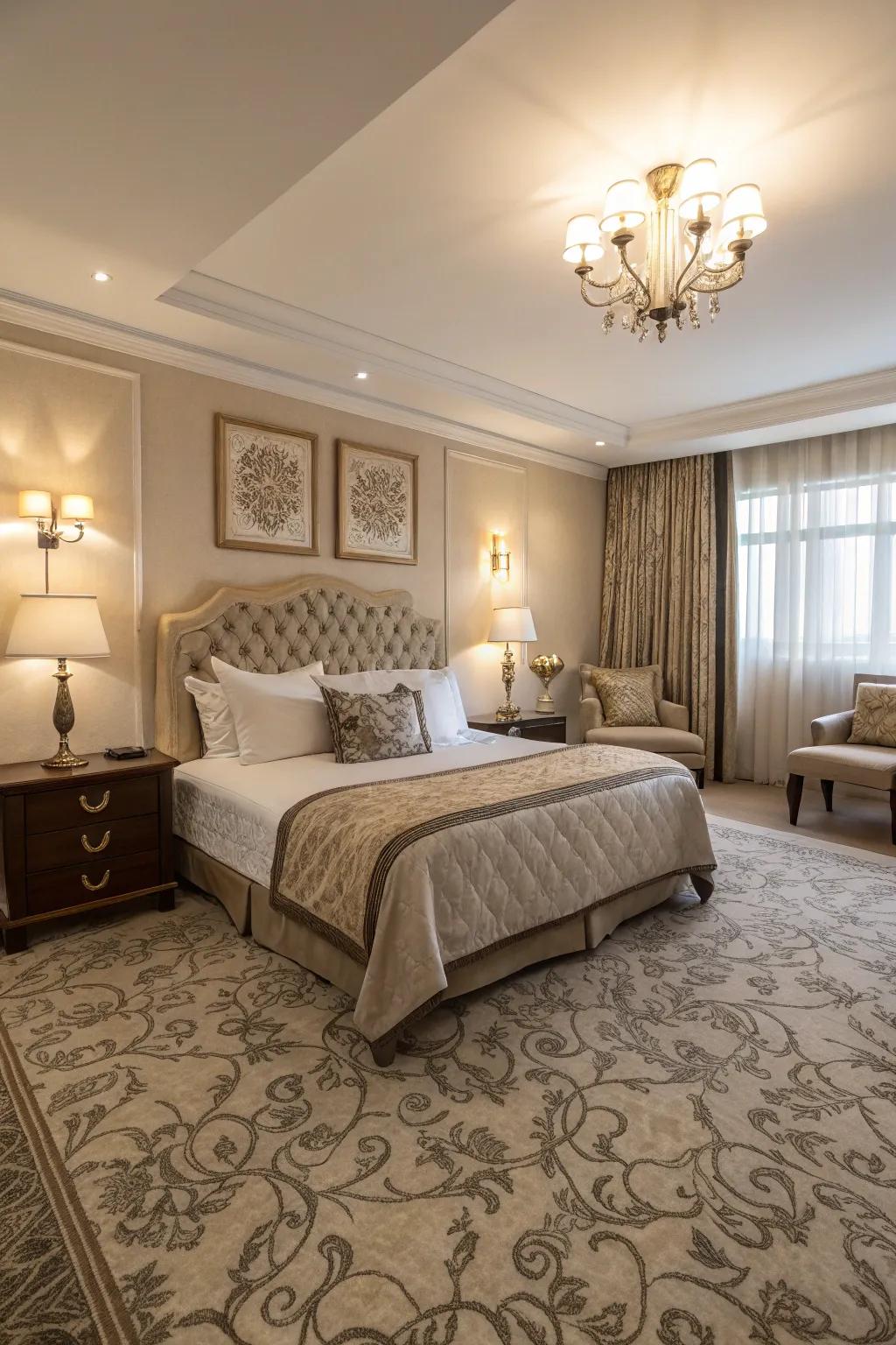 Understated designs bring sophistication to any bedroom.