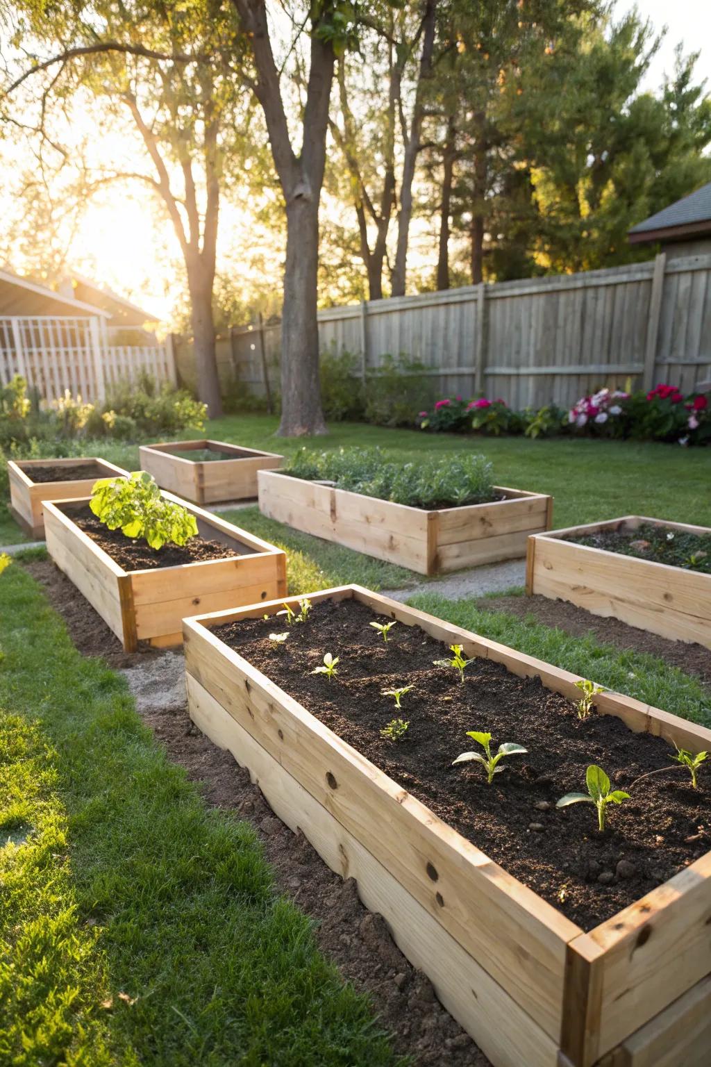 Pine offers a cost-effective way to begin your gardening adventure.